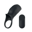 Passion Play Vibrating Cockring Sleeve- Black